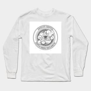 All Seeing Eye Masonic Symbol Long Sleeve T-Shirt